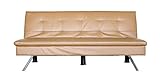 東馬 ソファベッド ムーロ 180cm幅 キャメル
