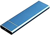 超高速外付けSSD、ポータブルモバイルソリッドステートドライブ、コンピューター、携帯電話に最適 (Blue,4TB)