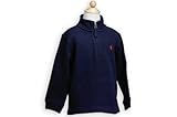 POLO RALPHLAUREN（ポロ ラルフローレン）　プルオーバー 長袖 衿付き ジップアップトレーナー CRUISE NAVY 4A 『アウトレット』 【並行輸入品】