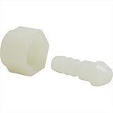 TekSupply WF2120 Schedule 40 I x F Two-Piece Nylon Adapter with Washer - 0.25 in x 0.75 in