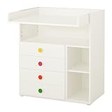 IKEA イケア STUVA / FOLJA チェンジングテーブル 引き出し4個付き ? 191.808.31,19180831
