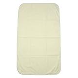 ベビーパイル防水シーツ【吸水性タイプ】【70ｃ×120c】【四隅ゴム付き】（クリーム）