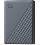 ウエスタンデジタル(Western Digital) WD ポータブルHDD 6TB USB3.0 グレー My Passport USB-C USB-C&USB-A両対応 暗号化 パスワード保護 外付けハードディスク WDBY3J0060BGY-WESN [並行輸入品]