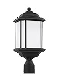 Sea Gull Lighting 82529-12 Kent - 20.25" One Light Outdoor Post Lantern, Choose Lamping Option: Medi