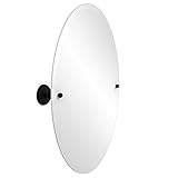 Allied真鍮Prestige Monte Carlo Frameless Oval Tilt Beveled壁ミラー PMC-91-BKM 1