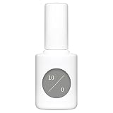 uka(ウカ) カラー ベースコート 10/0 (ペールグレー)10ml / ネイルベース 下地 爪ケア セルフネイル 速乾 長持ち 重ね塗り