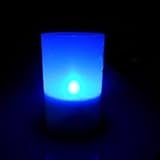 MECO 1pcs。Solar Powered LED Tealight Flameless Candleちらつきクリスマスクリスマスウェディングパーティー