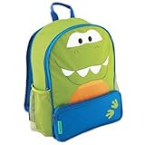 ステファンジョセフ【ハリウッドスター&セレブ御用達】超便利sidekicks恐竜男の子用メッシュポケット付きリュックサック,バックパック,緑レックスかばん,バッグ,通園・通学バッグ,,遠足【並行輸入】