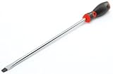 Performance Tool W30993 Black & Red Slotted Screwdriver 3/8 x 10 [並行輸入品]