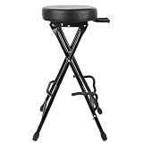 ギター椅子 ギタースタンドチェア 椅子 ギタースタンドチェア 椅子 折りたたみ式 ギター立て 楽器スツール ギター弾き語りチェア エレクトリックギター練習用パイプ椅子 演奏用ギタースタンド