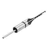 スクエアホール正方形 ドリル 木材 剪定 チゼル モーティザー ツイストドリルビット 1/4 "6.35mm