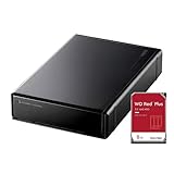 ロジテックダイレクト HDD 外付け 4TB 高耐久 24時間連続稼働 WD Red plus 内蔵 【 Win/Mac / PS4 / PS5 / テレビ録画 】 ハードディスク 静音 ファンレス LHD-ENA040U3WR