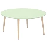 ヤマソロ テーブル 継ぎ脚タイプ アミ 75cm幅 グリーン色 82-637