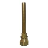 LASCO 0 – 3851真鍮ニップルExtension forツインハンドルセラミックStem蛇口、5 / 8 – 24スレッドX 1 / 2 – 24スレッドX 4 – 1 / 2インチLong