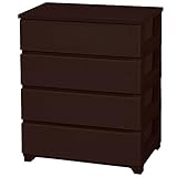 ジェイ・イー・ジェイ カラースタイルチェストワイド 4段 ブラウン JEJ カラ-チエストワイド4ダンBR 返品種別A