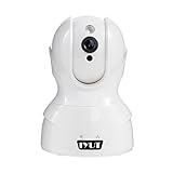 監視カメラ720P200メガピクセルのHDカメラ、昼も夜もIPカメラ無線WIFIリンクデュアルボイスデュアルビデオ動き検出ベビーモニターネットワークリモコンAPP (ホワイト)