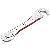 HIRAISM 万能レンチ モンキーレンチ スパナ ラチェット機能 六角 円形 ボルト ナット 9-45mm