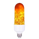 フレームランプ Flame light 炎電球 火炎効果電球 LED電球 E26 火炎色, ３つのモード 揺らぐ炎 しゃれ クリスマス 結婚式 誕生日 室内 室外飾り インテリア ライト 火を使わない