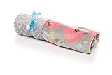 Elonka Nichole Baby Girl Shabby Chic Original Mimi Receiving Blanket, Floral Romance by Elonka Nicho