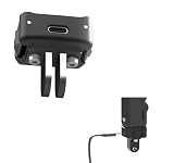 SHEAWA DJI Osmo Pocket 3用マウントアダプター 正面にType-Cポート マウントフィンガー+1/4ねじ穴 アルミ 充電に便利 拡張マウント ブラケット 各撮影アクセサリーを取り付け可能