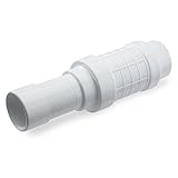 King Brothers Inc. QF-1000 PVC Quik-Fix Telescoping Repair Coupling, White, 1-Inch by King Brothers 