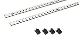 南海プライウッド 棚受け ステンレス棚柱セット シルバー 15×1820mm TBS-GS