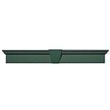Buildersエッジ060010643028 43 5 / 8 " x 6 "フラットパネルウィンドウヘッダー028、フォレストグリーン