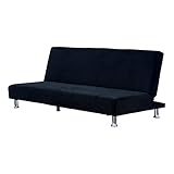 ソファベッド シングル Pluto2(プルート2) 幅178cm 2way リクライニング (ブラック)