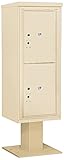Salsbury Industries 3412s-2psan 4 C Pedestalメールボックス、砂岩