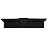 Buildersエッジ060010937002 37 5 / 8 " x 9 "フラットパネルウィンドウヘッダー002、ブラック