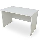 LOWYA （ロウヤ） デスク 机 パソコンデスク オフィスデスク コードスリット付き 全面化粧板 シンプル 幅120cm 奥行70cm 新生活 ホワイト