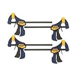 IRWIN QUICK-GRIP One-Handed Mini Bar Clamp Set, 6", 4 Pack, 5464 [並行輸入品]