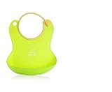 ソフト幼児のための色のシリコーンゲルは防水ベビービブ、幼児 (グリーン)