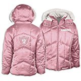 Oakland Raiders幼児用ピンクサテンPuffy Jacket ピンク