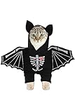 ペットパレット 犬 猫 コスプレ ハロウィン ペット 服 変装 仮装 小型犬 中型犬 大型犬 2足歩行 (コウモリ, M)