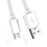 ALLVDの【1本】1MのMicro USBケーブル：急速充電ケーブル、高速データ転送、超耐久、Android用、Galaxy/Xperia/モバイルバッテリー/加湿器等の各種Micro USB Type A機器対応