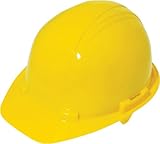 Silverline 675248 Premium Hard Hat Yellow Safety Workwear Head Protection
