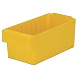 Akro-Mils 31188 AkroDrawer Plastic Storage Drawer 17-5/8 L x 8-3/8 W x 4-5/8 H Yellow Case of 4 [並行輸