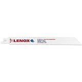 LENOX 20580-810R 8" 10TPI Wood & Metal Cutting Reciprocating Saw Blade - 5 Pack [並行輸入品]