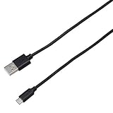 バウト microUSB高出力対応ケーブル 2A ブラック 0.5m BUSM050BK