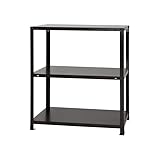 スチールラックのキタジマ スマートラック NSTR-356 幅80×奥行40×高さ90cm 3段 ブラック 40kg/段