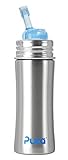 Pura Kiki Straw Cup Natural Stainless [並行輸入品]