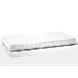 Nook Fitted Crib Sheet in Solid Cloud by Nook Sleep Systems