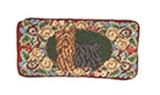 123 Creations C497EG-3.5x7 in. B-Floral Yorkie Petit-point Eyeglass Holder