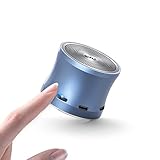 EWA A109 mini Bluetoothスピーカー TFカード 無内蔵マイク 3wウーファー 金属製ボディ 旅行収納 (スカイブルー)