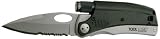 SOG SLPro Folding Knife ToolLogic SLP2 - Satin Polished 3" Blade, Magnesium Firestarter, Whistle, LE