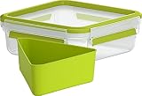 ティファール 保存容器 弁当箱 850mL 密閉 パッキン一体構造 「マスターシール トゥ ゴー サンドウィッチボックス」 仕切り付き 30年保証 N10726