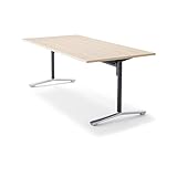 コクヨ   ミーティングテーブル DAYS OFFICE FLIP TOP XY-TFT189FPMC0 幅180×奥行90CM 天板ホワイトナチ