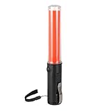 小型 誘導棒 LED 誘導灯 誘導 交通整理 交通 整理 駐車場 三段切り替え 26cm (赤)