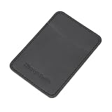 [Liberty&Smith] スマホ カードケース カードポケット カード入れ 貼り付け カード 収納 本革 革 レザー 薄型 日本製 背面ポケット iPhone android SUICA PASMO 定期入れ icカード 1枚 2枚 JM-355 (ブラック)